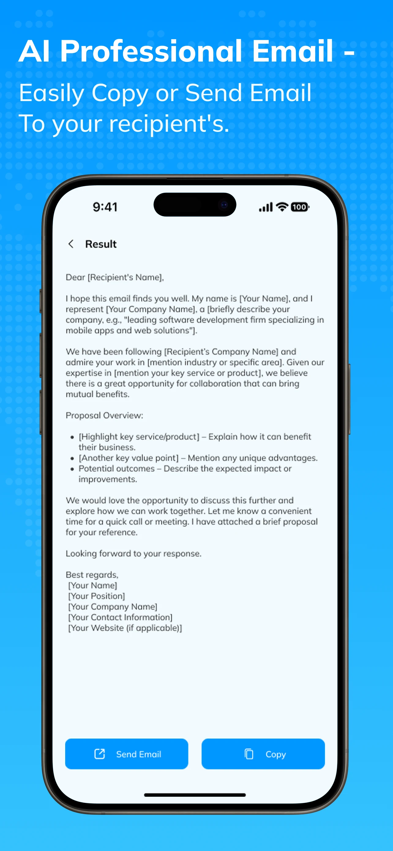 Email Generator: Email Writer screenshot