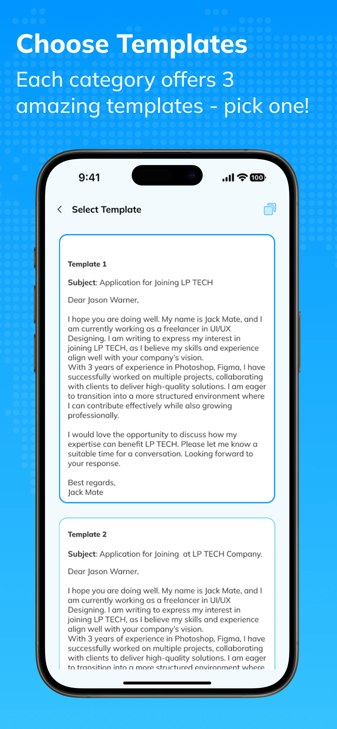 Email Generator: Email Writer screenshot